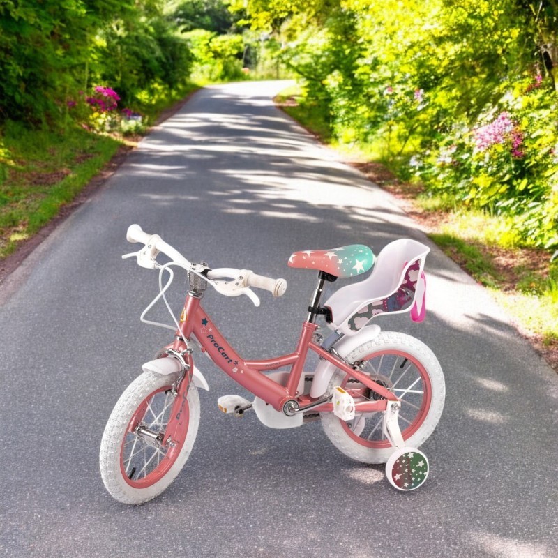 Bicicleta Procart Unicorn 14" Roz Copii - imagine 7