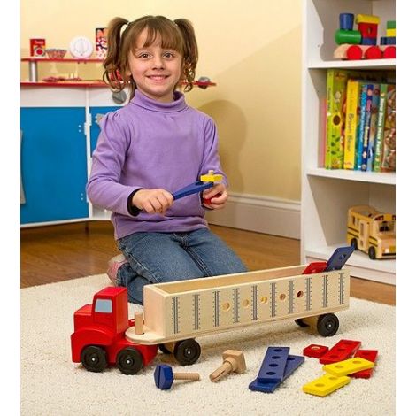 Banc de Lucru Mobil Melissa & Doug | Camion Unelte - imagine 2