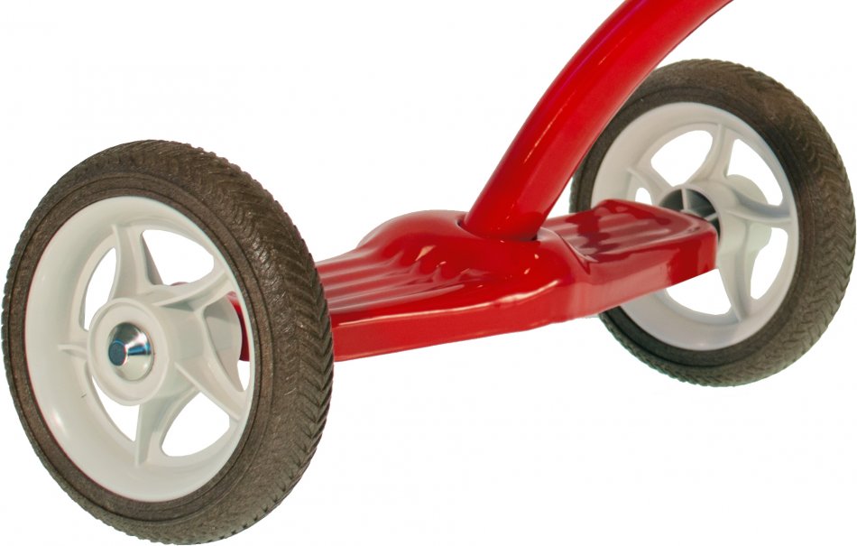 Tricicleta Italtrike Super Lucy Rosu, cu roti EVA - imagine 3