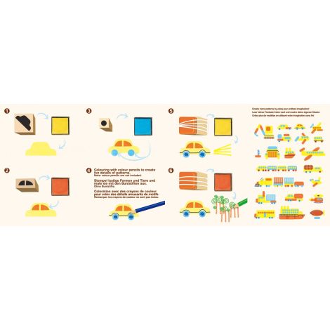 Set Stampile Vehicule Avenir Creativ - imagine 4