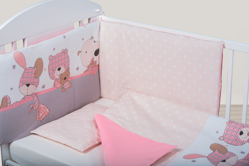 Set Pat Bebe Pink Bunny 3 Piese | Bubaba - imagine 2