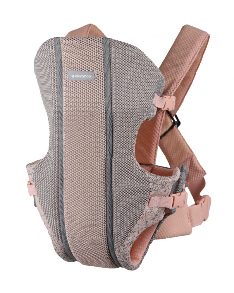 Marsupiu Ergonomic KikkaBoo Gwen Fly Roz | 3 Pozitii - imagine 9
