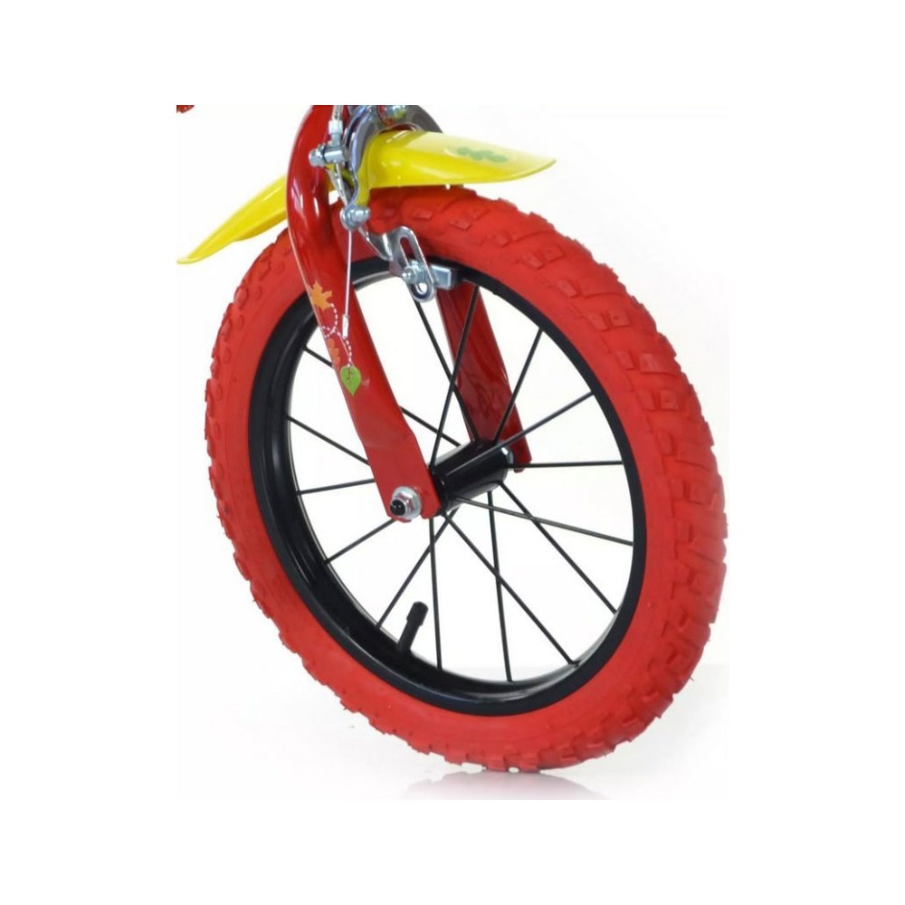 Bicicleta Dino Bikes Bing 14 inch cu Roti Ajutatoare - imagine 5