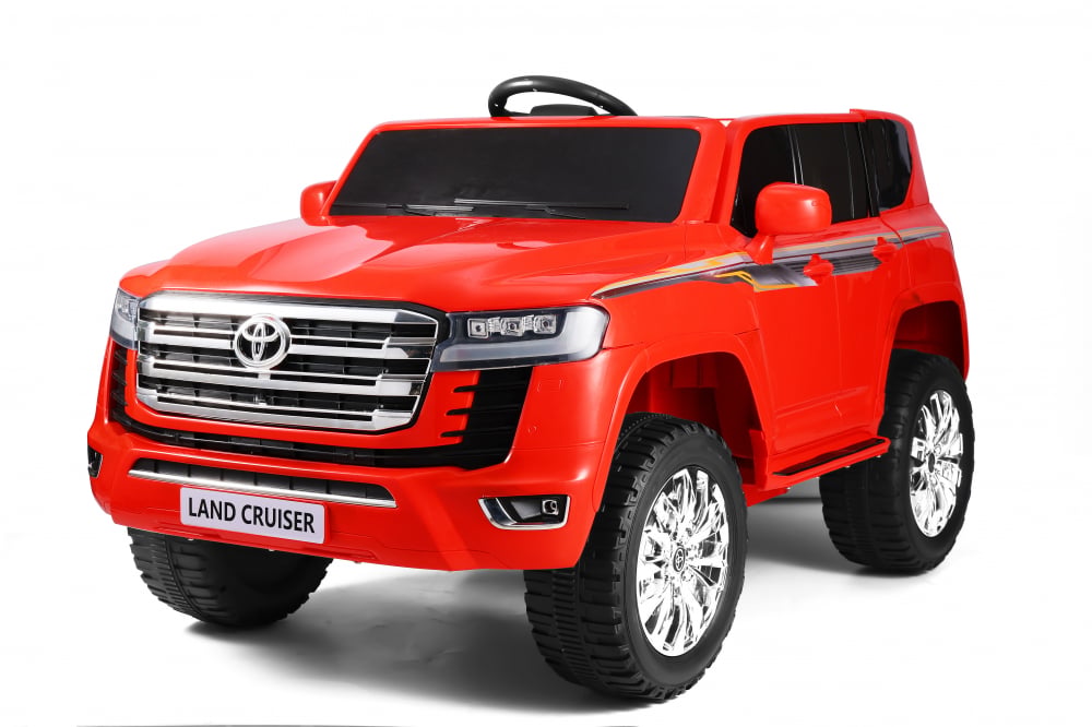 Masinuta Electrica Toyota Land Cruiser 12V, 2 Locuri, Rosu