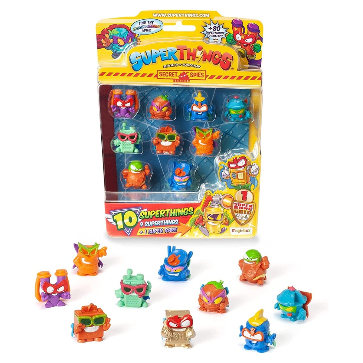 Set 10 Figurine SuperThings Secret Spies
