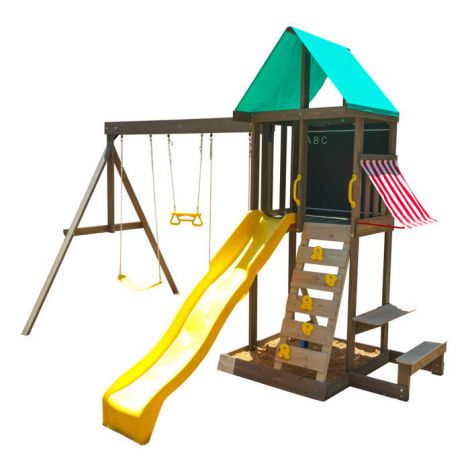 Complex de joaca din lemn Newport Kidkraft - imagine 7