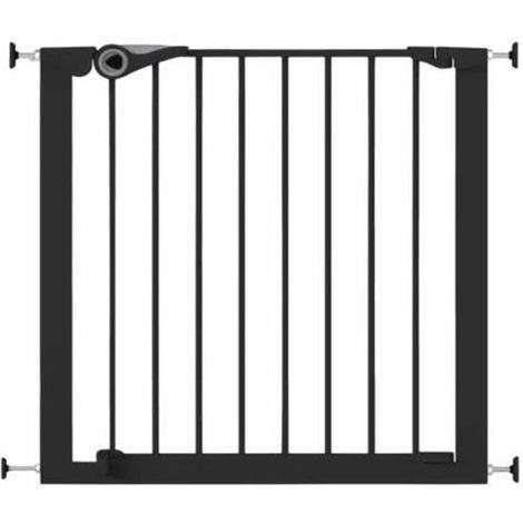 Poartă Siguranță Noma Easy Fit, Metal Negru, 75-82 cm - imagine 2
