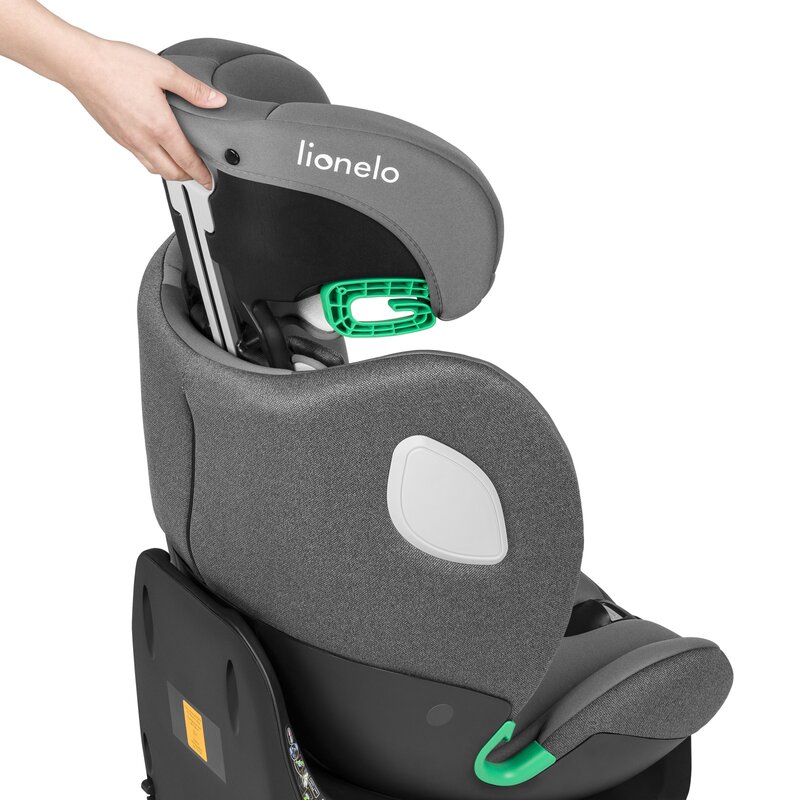 Scaun auto Lionelo Braam i-Size 0-36kg ISOFIX Gri - imagine 4