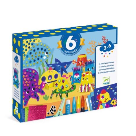 Djeco Delicii Mări - 6 Activități Creative 3-6 Ani