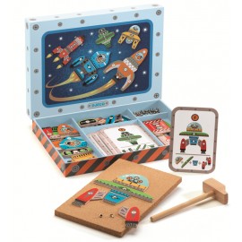 Nave spațiale Tap Tap Djeco | Jucărie educativă 4+