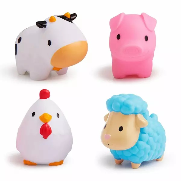 Set 4 jucării de baie Munchkin Farm, 10L+ - imagine 5
