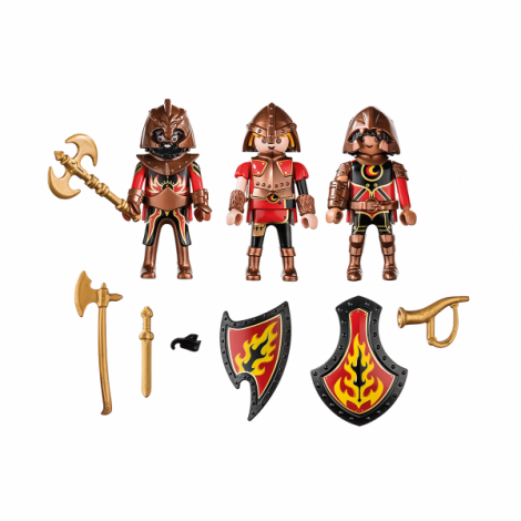 Set 3 Figurine Playmobil Burnham Raiders 70672 - imagine 2