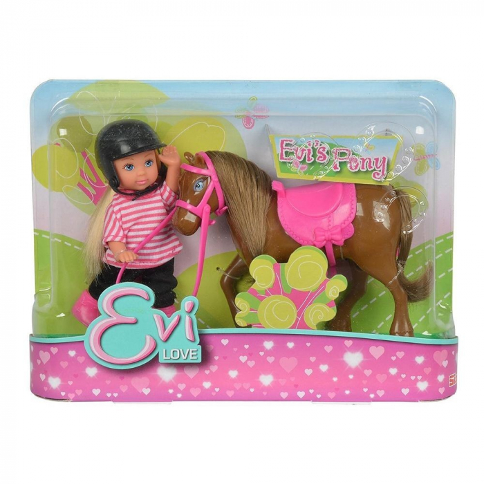Set Papușă Evi cu Căluț Maro - Steffi Love
