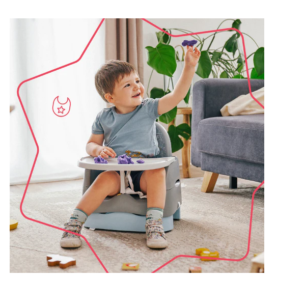 Booster Compact Badabulle HomeGo, Masa Ergonomica - imagine 10