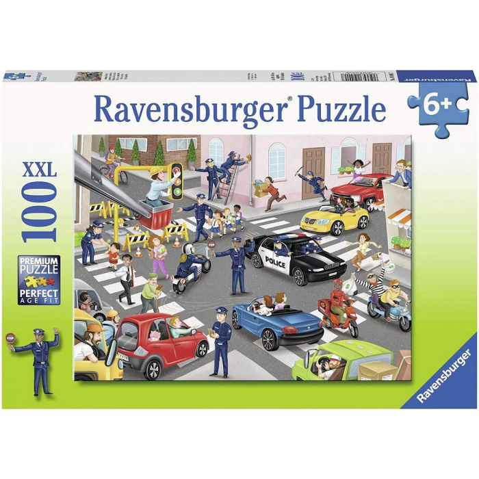 Puzzle Ravensburger Patrula de Politie 100 piese