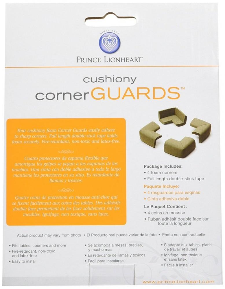 Set Protectii Colturi Prince Lionheart Maro - imagine 3