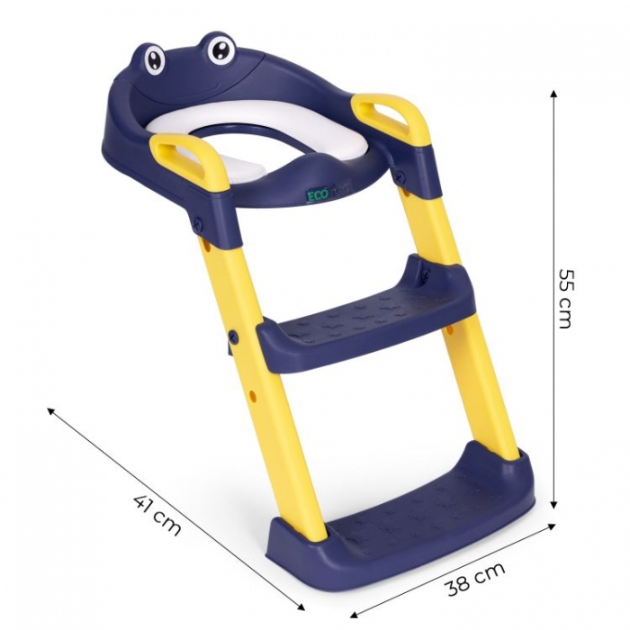 Reductor toaletă cu scară Ecotoys pentru copii - imagine 6