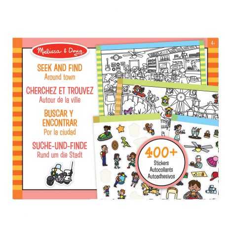 Bloc Colorat și Abtibilduri Melissa & Doug În Oraș - imagine 3