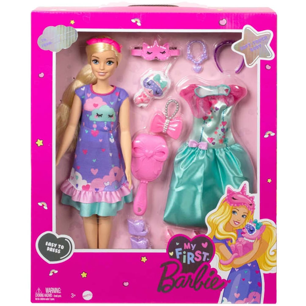Papusa My First Barbie Malibu HMM66 - 2 Tinute