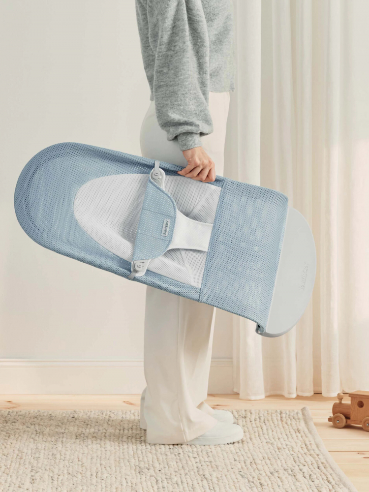 Balansoar Babybjorn Balance Soft, Albastru, Ergonomic - imagine 3