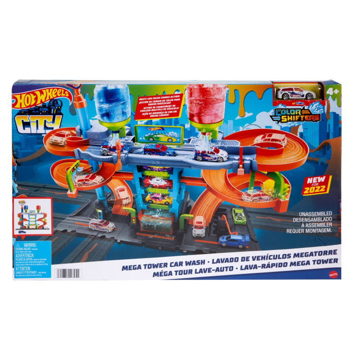 Hot Wheels Mega Spalatoria Auto Turn City