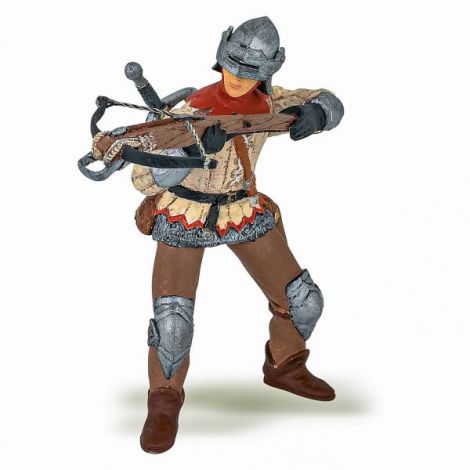 Papo Cavaler Arbaleta Roșu - Figurină Medievală