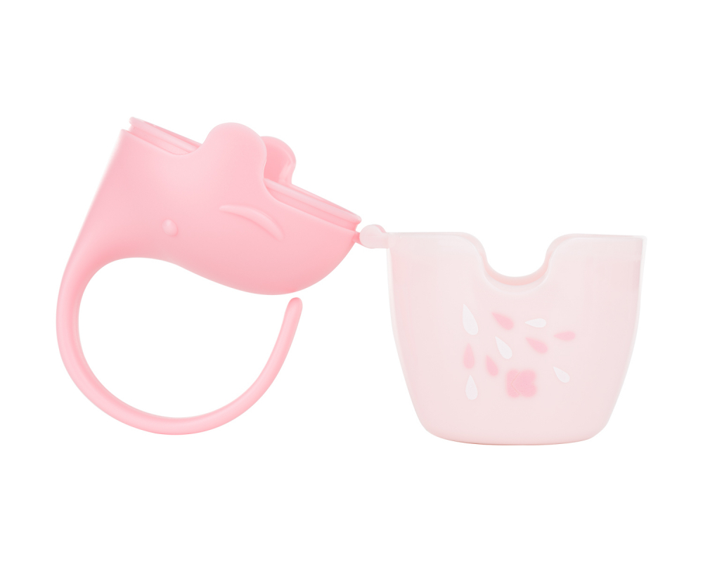 Cutie Suzete KikkaBoo Elephant Pink, Agățare Universală - imagine 3
