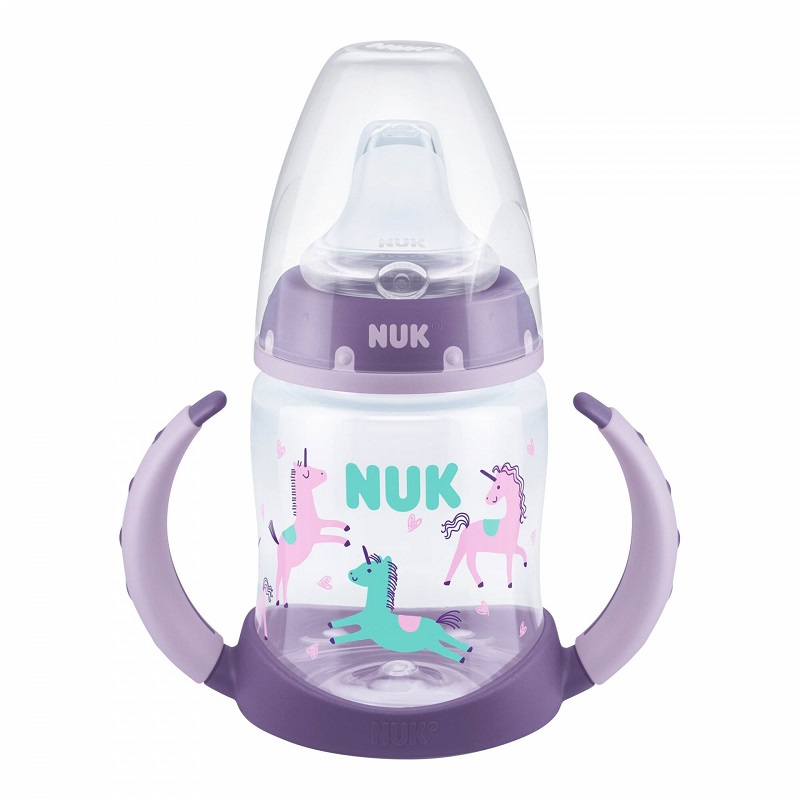 Biberon Nuk Learner 150ml Mov, 6-18 luni - imagine 2