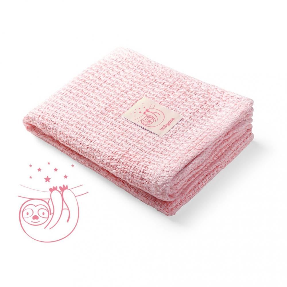 Paturica Baby Ono Bamboo Roz | Hipoalergenică - imagine 2