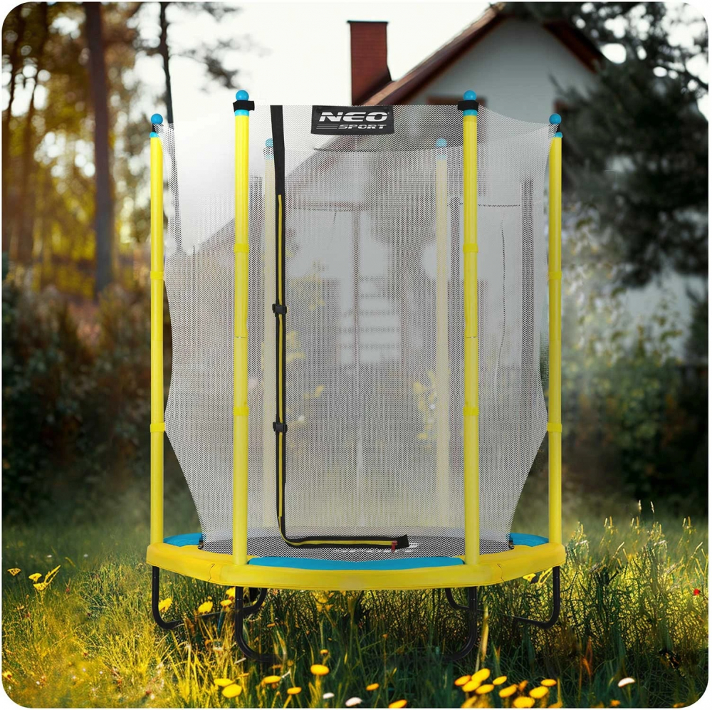 Trambulina Copii Neo-Sport 140 cm cu Plasa - imagine 5