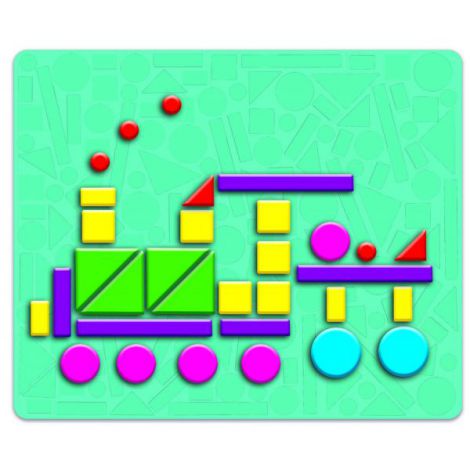 Set forme magnetice Galt, creativitate 3-6 ani - imagine 3