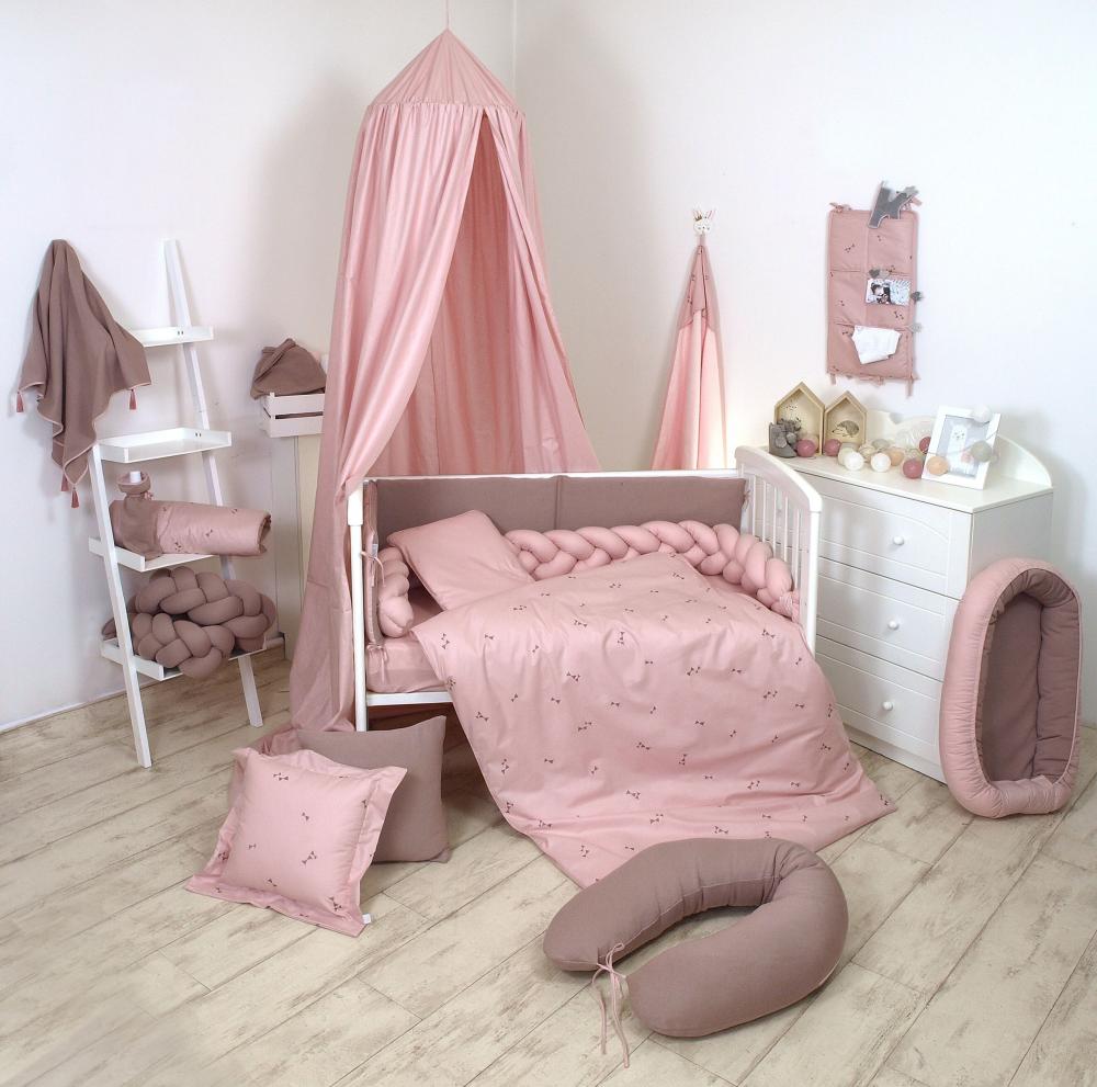 Baldachin Amy Pure Rose | Multifuncțional Bumbac - imagine 4
