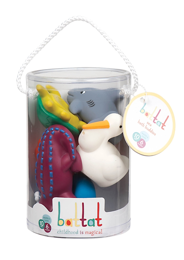 Jucării de Baie Animale Marine Battat - Set 6 Piese
