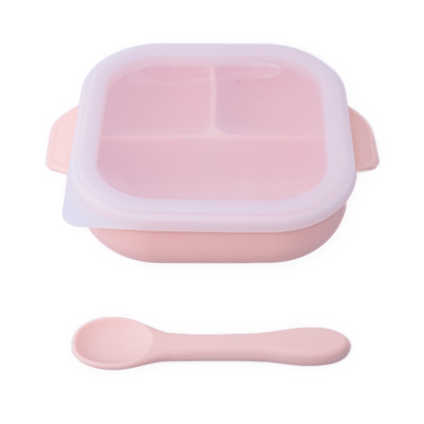 Set Masa Bebe Oaki 3 Piese Silicon - imagine 2
