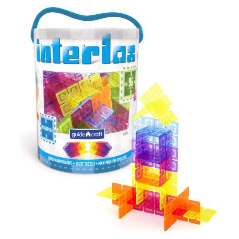 Guidecraft Interlox 96 piese constructie educationala