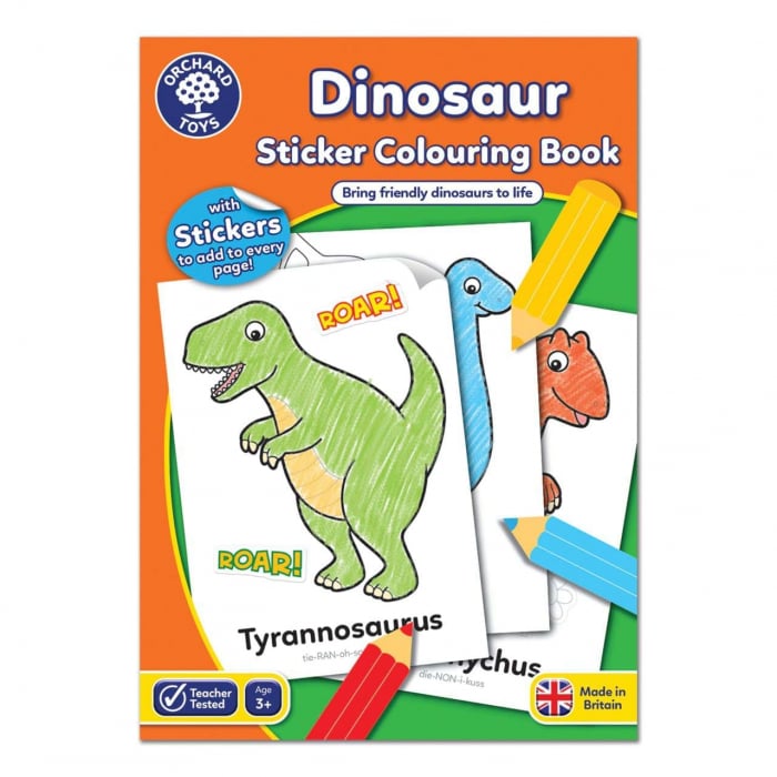 Carte de Colorat Dinozauri Orchard Toys