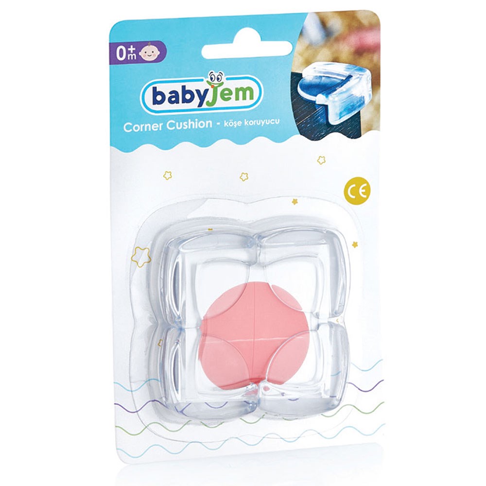 Set 4 Protectii Colturi BabyJem, Siguranta Copilului - imagine 3
