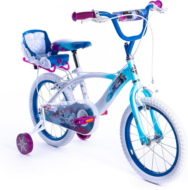 Huffy Frozen 16" cu Roți Ajutatoare și Coș - imagine 2