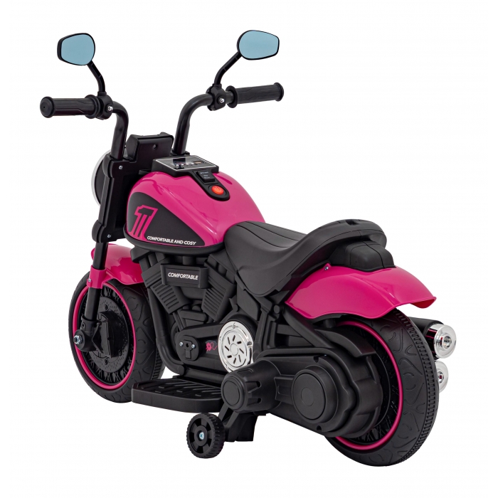 Motocicleta Electrică Chopper Roz Ramiz - imagine 3