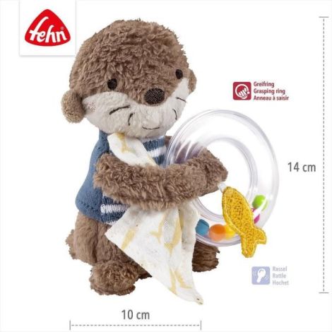 Zornaitoare Otter Bebelusi - Jucarie dezvoltare senzoriala - imagine 4