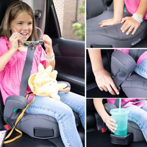 Inaltator Graco Max i-Size Midnight cu ISOFIX - imagine 4