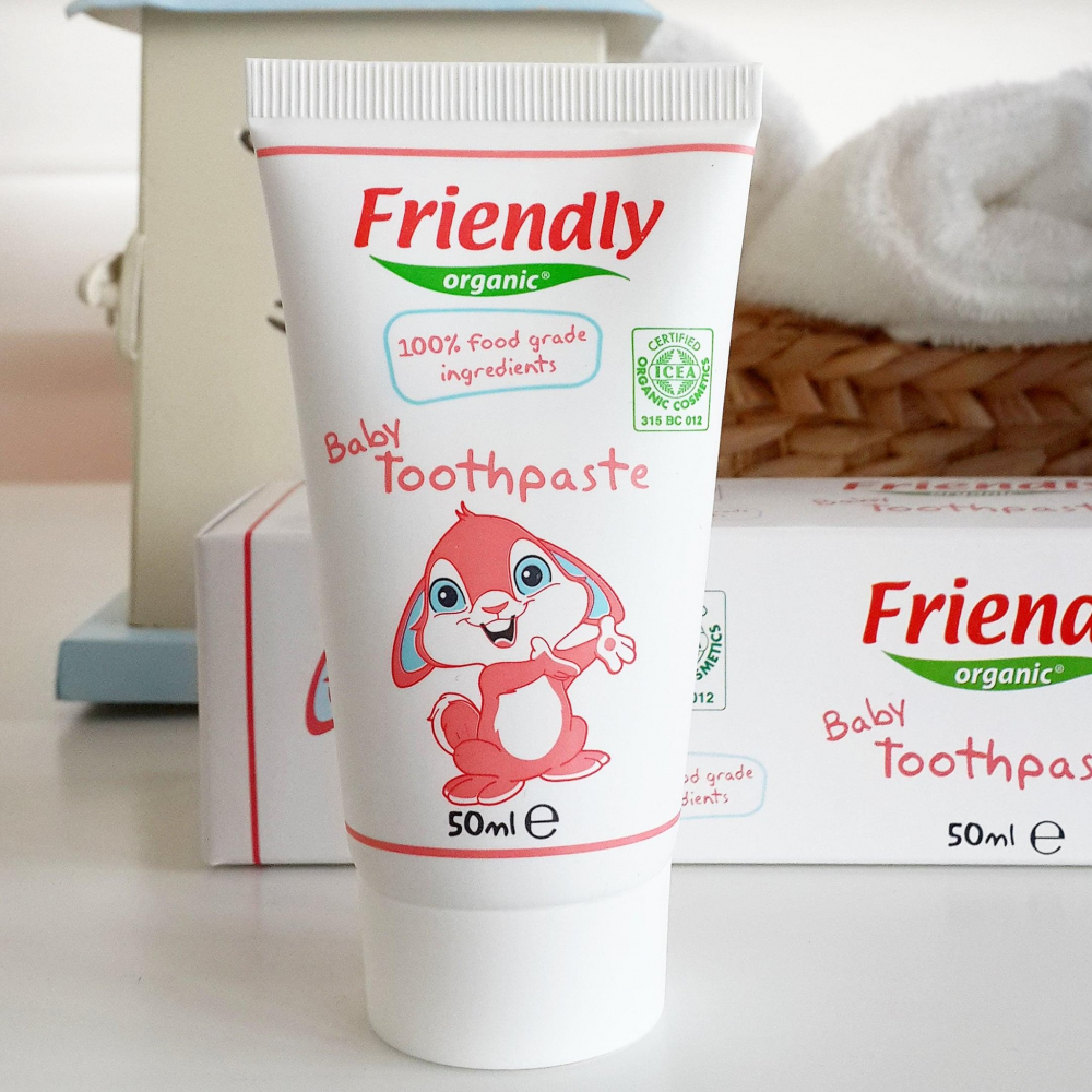 Friendly Organic Pasta Zmeură Anti-Carie Copii - imagine 3