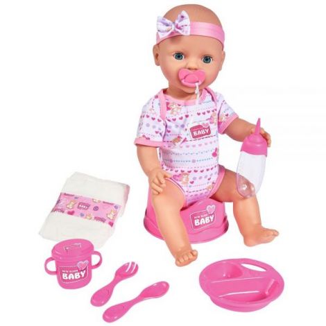 Papusa Simba New Born 43cm cu Accesorii