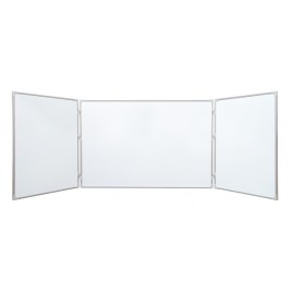 Tablă albă triplă lacuită Moje Bambino, cu accesorii