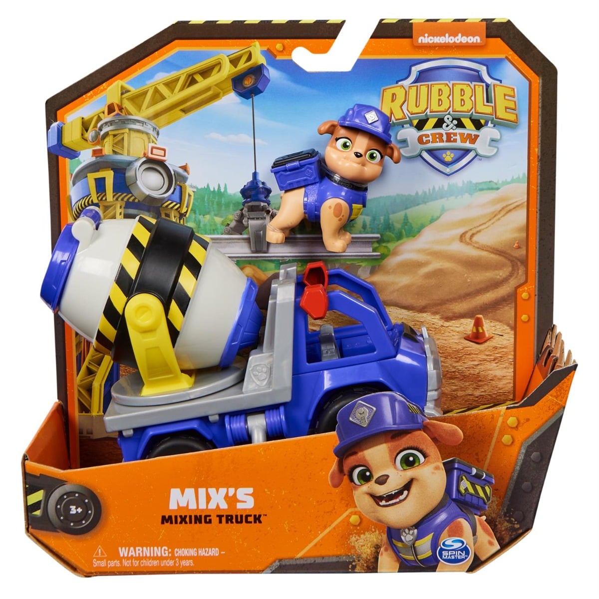Set Camion Mixing Truck Rubble & Crew cu Figurina