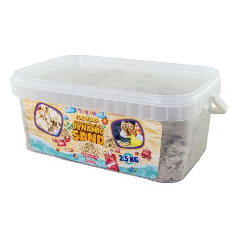 Tuban Nisip Kinetic Natural 2.5kg - Joc Creativ - imagine 2