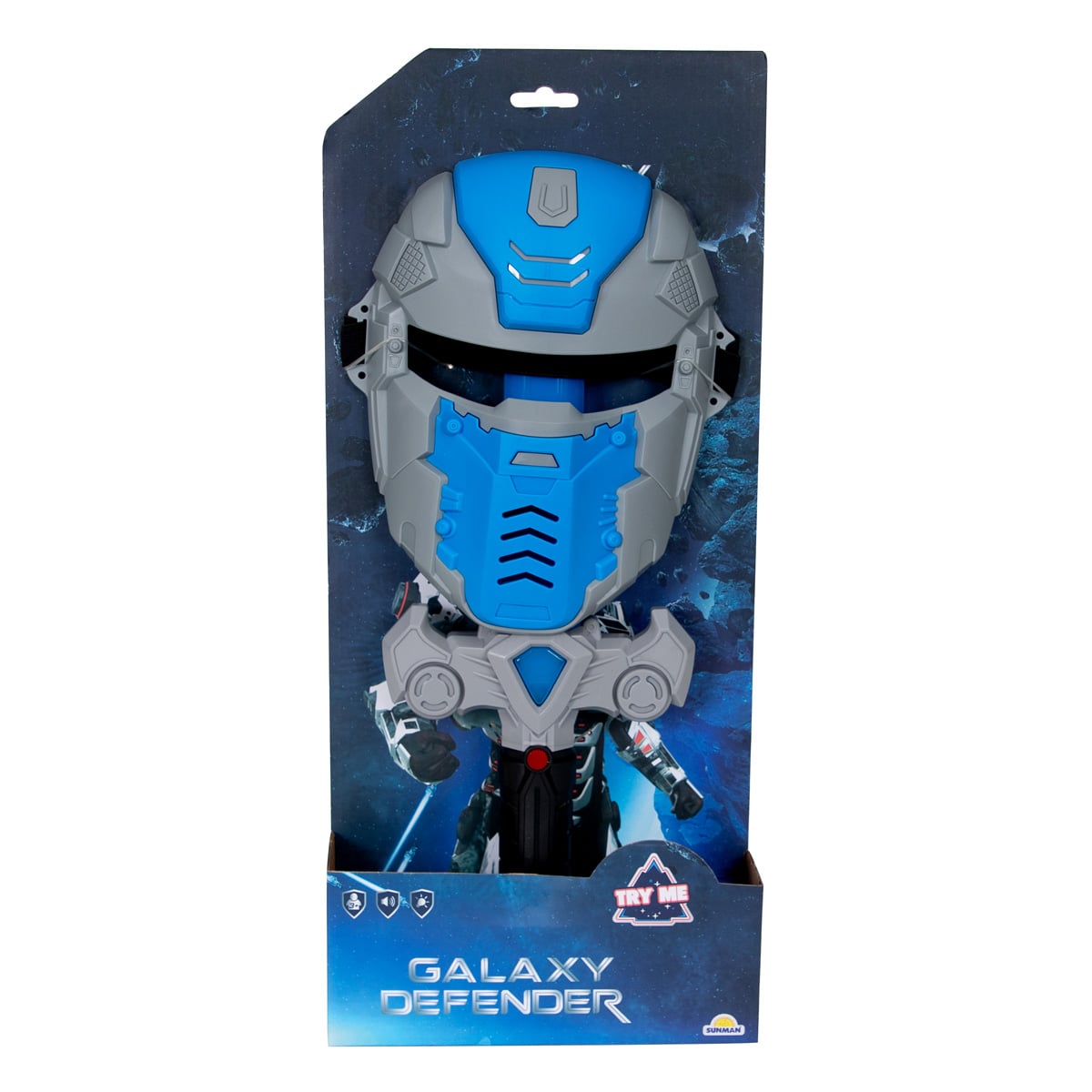 Set Masca și Sabie Galaxy Defender cu Lumini