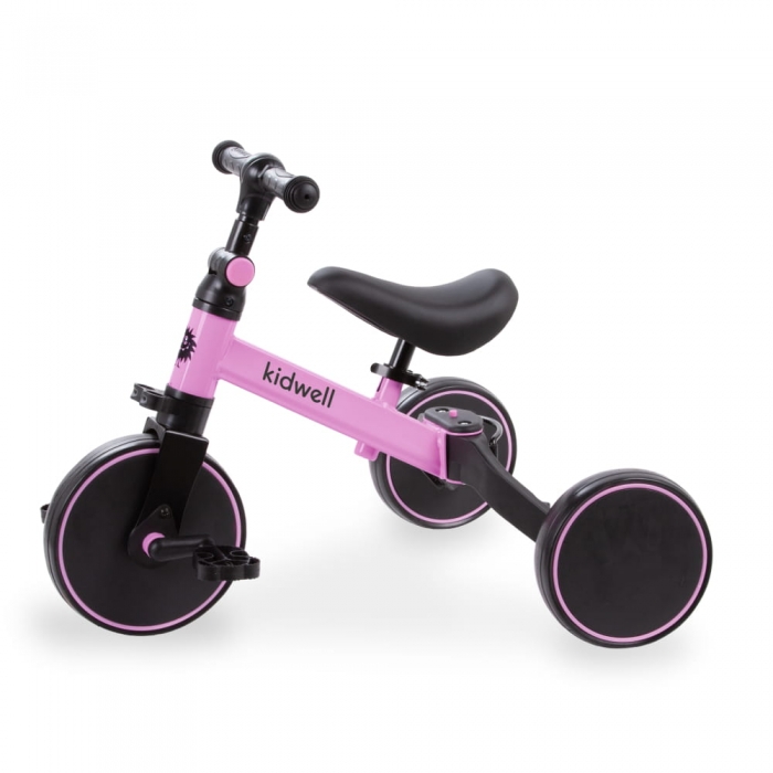 Tricicleta Kidwell Pico Pink 3 in 1, Scaun Reglabil - imagine 8