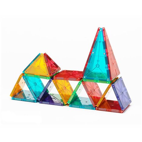 Magna-Tiles 32 piese - Construcție magnetică creativă - imagine 3