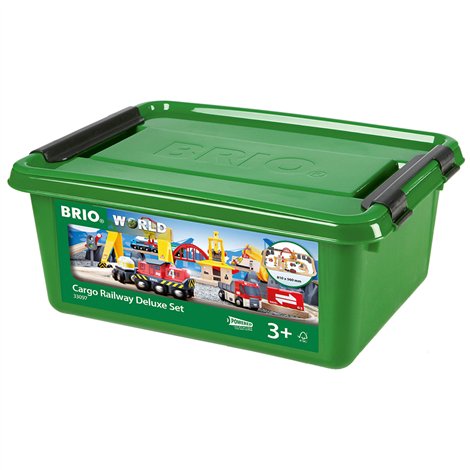 Set Tren Deluxe BRIO Lemn 3+ Ani
